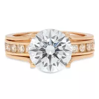 Imported Clara Pucci 2.99 CT Double Halo Ring Available Online in Pakistan