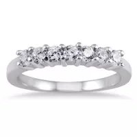 Imported Seven Stone Diamond Wedding Band Available Online in Pakistan