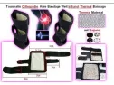 1 Pair Tourmaline Magnetic Therapy Orthopedic Knee Support Belt By Jern (adjustable Self Heating Knee Brace For Men & Women)