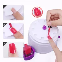 Miniimpresora de plástico para uñas DIY y portátil de CoulorButtons para manicura y uñas artísticas, 1 unidad