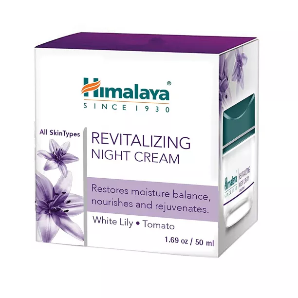Himalaya Revitalizing Night Cream For Damaged & Aging Skin, Daily ..