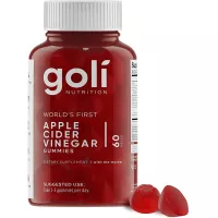 Apple Cider Vinegar Gummy Vitamins by Goli Nutrition - Immunity & Detox - (1 Pack, 60 Count, with The Mother, Gluten-Free, Vegan, Vitamin B9, B12, Beetroot, Pomegranate)