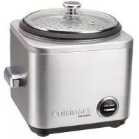 Cuisinart CRC-400 Rice Cooker, 4-Cup, Silver