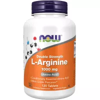 NOW Foods Supplements, L-Arginine 1,000 mg, Nitric Oxide Precursor, Amino Acid, 120 Tablets