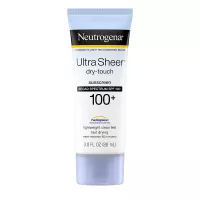 Neutrogena Ultra Sheer Dry-Touch Water Resistant and Non-Greasy Sunscreen Lotion with Broad Spectrum SPF 100+