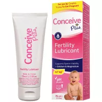 Conceive Plus Fertility Lubricant + Magnesium and Calcium, Conception Safe Lube For Couples Trying To Get Pregnant, 75ml Multi-Use Tube