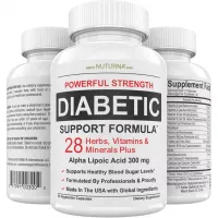 Diabetic Support Supplement - 28 Vitamins Minerals & Herbs with 300 mg Alpha Lipoic Acid Formula for Blood Sugar & Extra Energy Support - Diabetes Nutritional Supplement for Men & Women 30 Day Pack