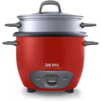 Aroma Housewares 14-Cup (Cooked) (7-Cup UNCOOKED) Pot Style Rice Cooker and Food Steamer (ARC-747-1NGR)