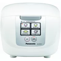 Panasonic 10 Cup (Uncooked) Rice Cooker with Fuzzy Logic and One-Touch Cooking for Brown Rice, White Rice, and Porridge or Soup – 1.8 Liter – SR-DF181 (White)