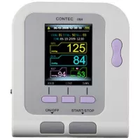 Contec08A Digital Upper Arm Blood Pressure Monitor, Pulse Rate & SpO2 Meter - One Machine, Multiple Functions