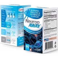 NeuropAWAY Nerve Support Formula Pain Relief | 60 Capsules Nerve Pain Relief, Pain Relief for feet, for Burning Numbness Pain in Legs and feet Vitamin Supplement