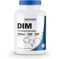 Nutricost Dim Supplement (Diindolylmethane) 0.10 Ounce, 120 Capsules with Bioperine, 1 Bottle, 1