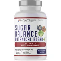 Sugar Balance Botanical Blend - Cinnamon, Zinc, Biotin, Magnesum, Guggul,Bitter Mellon, ALA, L-Taurine and More - 90 Capsules