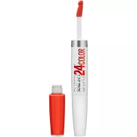 Maybelline New York Superstay 24, 2-step Lipcolor, Non-Stop Orange