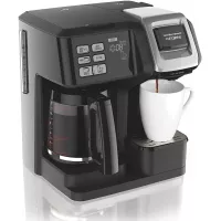 Hamilton Beach Coffee Maker Compatible for K-Cup Pods or Grounds, Black online in pakistan