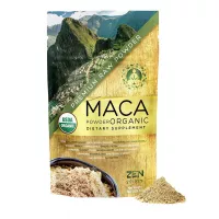 Maca Powder Organic - Peruvian Root Premium Grade Superfood (Raw) - USDA Certified & Vegan - 8 oz (226.7 g) - Perfect for Breakfast, Smoothies, Baking & Ice Cream.