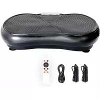 Pinty Fitness Vibration Platform - Whole Body Vibration Machine Crazy Fit Vibration Plate with Remote Control and Resistance Bands