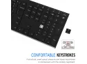 Buy Arteck 2.4g Wireless Keyboard Stainless Steel Ultra Slim Full Size..