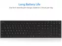 Buy Arteck 2.4g Wireless Keyboard Stainless Steel Ultra Slim Full Size..