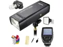 Godox Ad200 200ws 2.4g Ttl 1/8000 Hss High-speed Sync Flash Strobe Speedlite Monolight & Godox Xpro-n Wireless Flash Trigger Transmitter Compatible For Nikon Cameras & 2900mah Lithium Battery