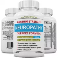 Neuropathy Support Supplement - Nerve Pain Support with 600 mg Alpha Lipoic Acid Daily Dose - Peripheral Neuropathy - Feet Hand Legs Toe Maximum Strength Nerve Renew Repair Support Formula, 120 Caps