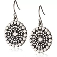 Lucky Brand Womens Blue Moon Tribal Drop Earrings