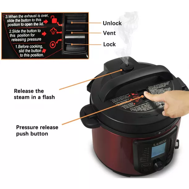 Luby electric shop pressure cooker