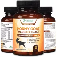 Horny Goat Weed Extra Strength 1560mg for Men and Women, Supports Natural Craving, Stamina and Strength with Maca, L-Arginine, Saw Palmetto and Tongkat Ali, Made in the USA, Best Energy - 60 Capsules