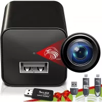 Spy Camera Charger - Hidden Camera - Premium Pack - Mini Spy Camera 1080p - USB Charger Camera - Hidden Spy Camera - Hidden Nanny Cam - Hidden Spy Cam - Hidden Cam - Surveillance Camera Full HD