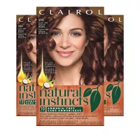 Clairol Natural Instincts Hair Color, Shade 5rb/16rg Sedona Sunset Reddish Brown, 3 Count