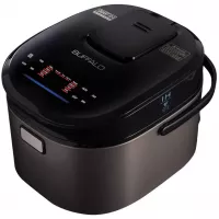 Buffalo Titanium Grey IH SMART COOKER, Rice Cooker and Warmer, 1.5L, 8 cups of rice, Non-Coating inner pot, Efficient, Multiple function, Induction Heating (8 cups)