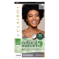 Clairol Natural Instincts Semi-Permanent, 2 Black, Midnight, 1 Count