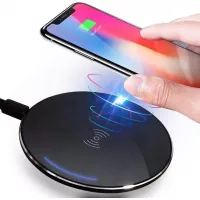 Kurami Qi Certified 5W Wireless Charger Pad Compatible iPhone 11, 11 Pro, 11 Pro Max, Xs Max, XS, XR, X, 8, 8 Plus,Airpods Pro,2, Galaxy S10 S9 S8, Note 10 Note 9 Note 8 (No AC Adapter)