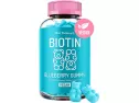 Vegan Hair Skin And Nails Gummies (1 Month) Biotin Gummies W/sugar, Bear Shaped Supplement W/ Biotin 5000mg + Vitamins A, C, D, E, B6, B12 + Zinc | Hair Vitamins For Faster Hair Growth For Women & Men