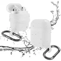 Airpods Case,Waterproof Airpods Cases 2 &1Cover Silicone Skin by Camyse, Full Protective Durable Shockproof with Keychain Compatible with Apple Airpods Charging Case,Airpods Accesssories (Night Glow)
