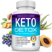 Keto Detox Pills Advanced Cleansing Extract – 1532 Mg Natural Acai Colon Cleanser Formula Using Ketosis & Ketogenic Diet, Flush Toxins & Excess Waste, for Men Women, 60 Capsules, Toplux Supplement