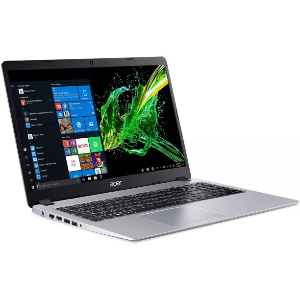 Acer Aspire 5 Slim Laptop, 15.6 Inches Full Hd Ips Display, Amd Ryzen 3 3200u, Vega 3 Graphics, 4gb Ddr4, 128gb Ssd, Backlit Keyboard, Windows 10 In S Mode, A515-43-r19l, Silver