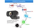 Hrayzan Webcam 1080p,hd Webcam With Microphone,pc Laptop Desktop Usb Webcams With 110 Degree Wide Angle,computer Web Camera With Rotatable Clip