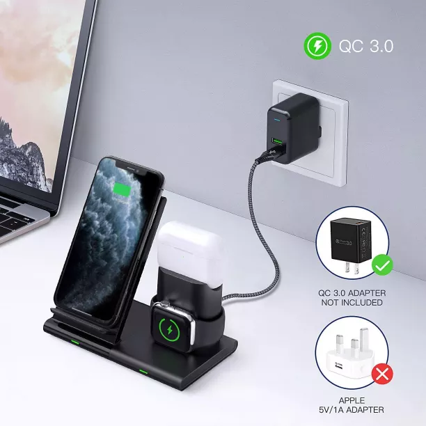 Hoidokly wireless charger online 3 in 1