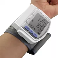 Xgxyklo Wrist Blood Pressure Monitor, Portable Fully Automatic BP Machine Band with Large LCD Display