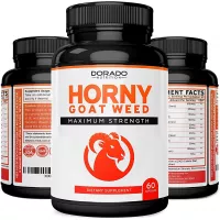 Horny Goat Weed Herbal Complex Extract for Men and Women - Maca Root, Ginseng, Yohimbine, Tongkat Ali, Muira Puama, Tribulus, L-Arginine - 1590mg [Extra Strength] Supplement - USA Made - 60 Capsules