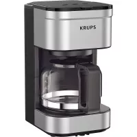 KRUPS Simply Brew Compact Filter Drip Coffee Maker, 5-Cup, Silver