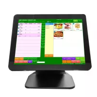 POS Cash Register POS Machine 4G + 64G with 15 "Touch Screen Monitor Wifi Windows 10 Module for Small Business, Restaurant, Supermarket, Grocery, Convenience, Pharmacy, Retail (POS Software not included)