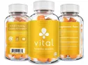Vital Turmeric Gummies With Curcumin C3 Complex - First Gummy With Curcumin C3 - Turmeric Curcumin With Ginger For Joint And Inflammation Support - Tasty Alternative To Tumeric Capsules