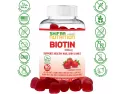 Vegan High Potency Hair Growth Biotin Gummies By Shifaa Nutrition - Hair Skin And Nails Vitamins For Women, Kids, Men - Gummy Vitamins Prevents Hair Loss - 5000 Mcg Non-gmo - Halal Vitamins 90 Count
