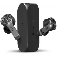 XClear Wireless Earbuds with Immersive Sounds True 5.0 Bluetooth in-Ear Headphones with Charging Case/Quick-Pairing Stereo Calls/Built-in Microphones/IPX5 Sweatproof/Pumping Bass for Sports Black