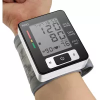 XINHUANG Blood Pressure Monitor Fully Automatic Accurate Wrist Automatic Wrist Electronic Sphygmomanometer Meter Monitor Heart Rate Pulse Portable Tonometer BP