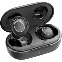 Wireless Earbuds, Mpow M30 in-Ear Bluetooth Headphones, Immersive Bass Sound, IPX8 Waterproof Sport Earphones, Touch Control Bluetooth Earbuds, 25 Hrs w/USB-C Charging Case/Twin&Mono Mode/Mics,Black