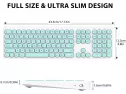 Buy Cimetech 2.4ghz Wireless Keyboard With Number Pad Full Size Design..