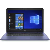 HP Stream 14-inch Laptop, Intel Celeron N4000, 4 GB RAM, 64 GB eMMC, Windows 10 Home in S Mode with Office 365 Personal for 1 Year (14-cb185nr, Royal Blue)